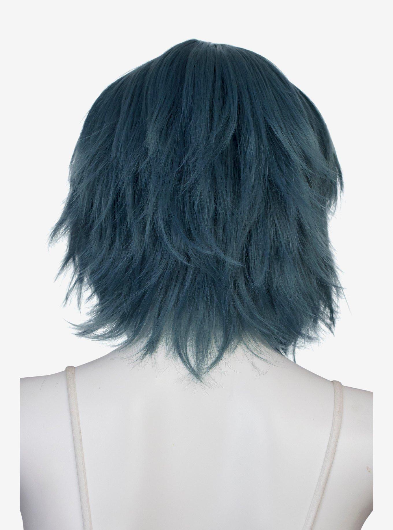 Epic Cosplay Aphrodite Blue Steel Long Bang Layered Short Wig, , alternate