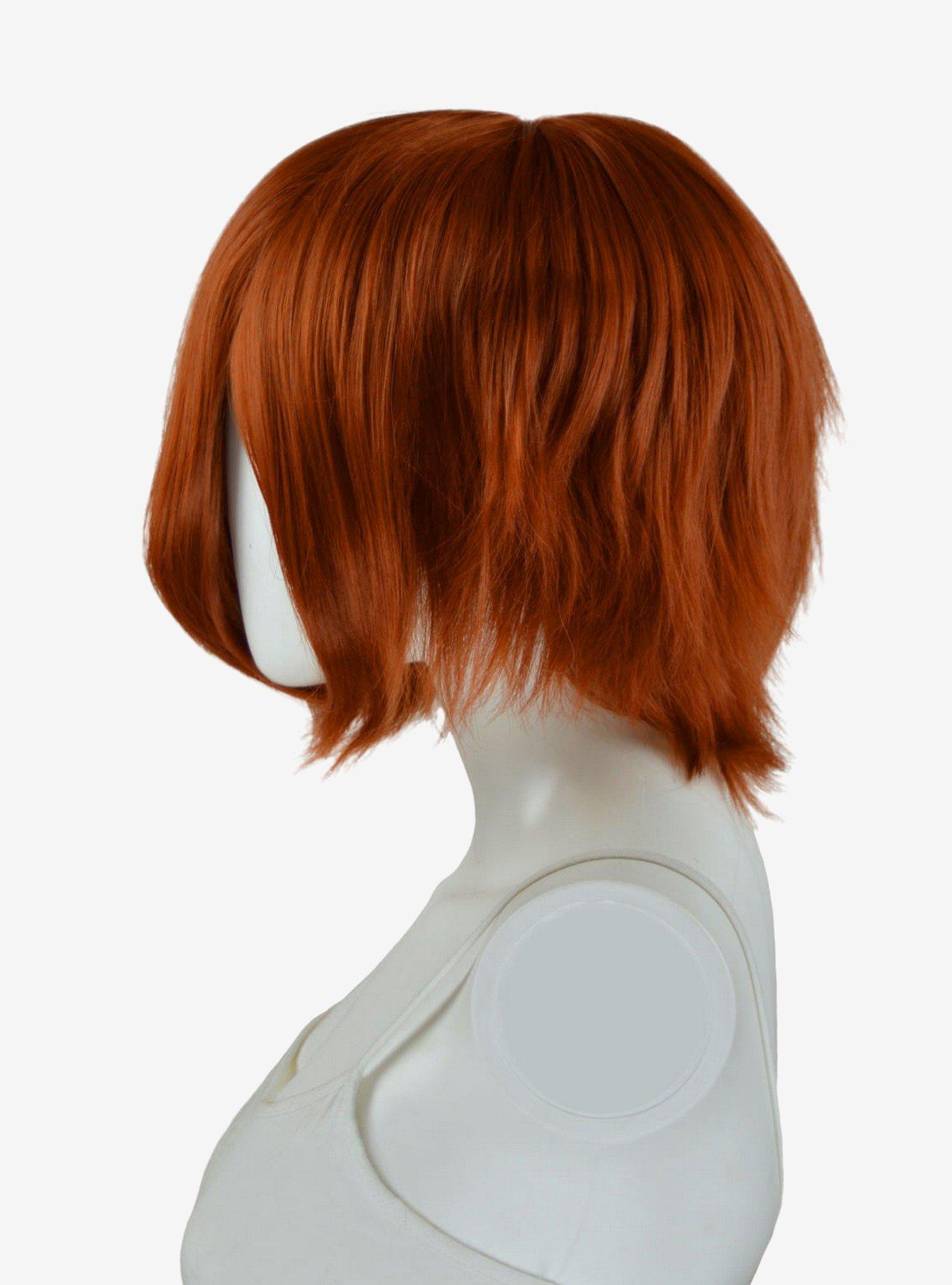 Epic Cosplay Aphrodite Copper Red Long Bang Layered Short Wig