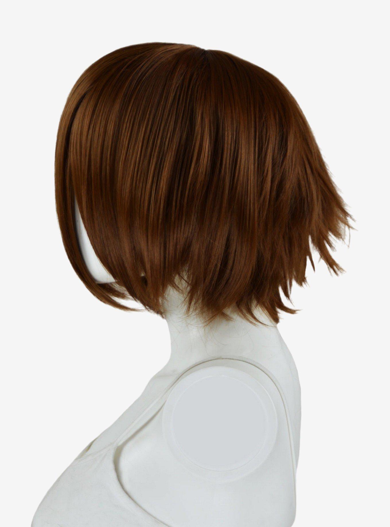 Epic Cosplay Aphrodite Light Brown Long Bang Layered Short Wig, , alternate