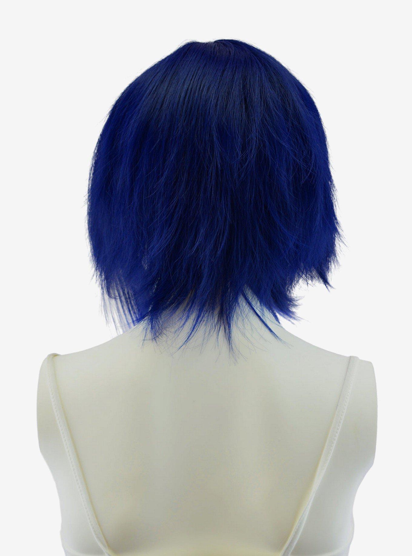 Epic Cosplay Aphrodite Midnight Blue Long Bang Layered Short Wig, , alternate