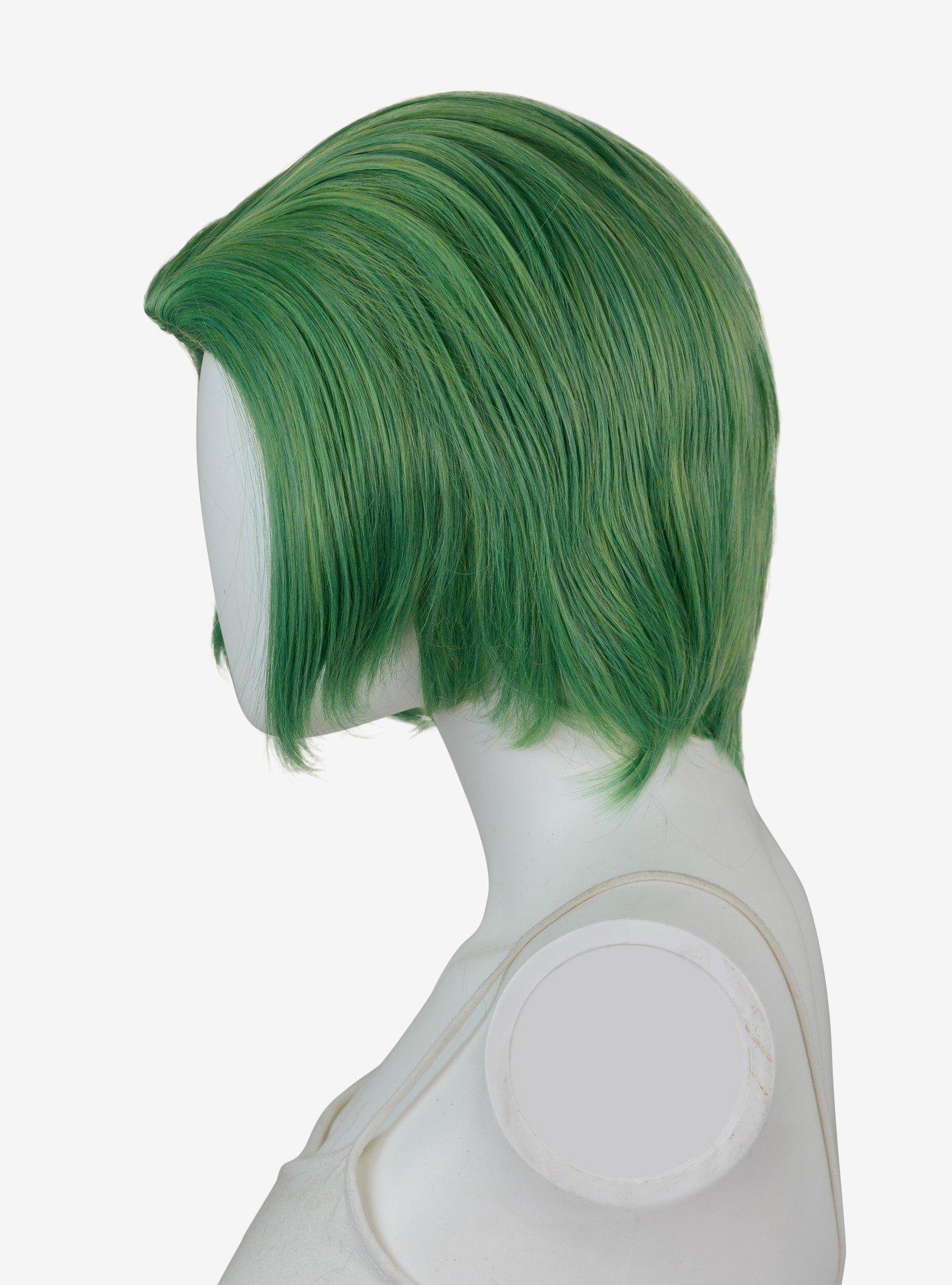 Epic Cosplay Atlas Multipart Clover Green Short Wig, , alternate