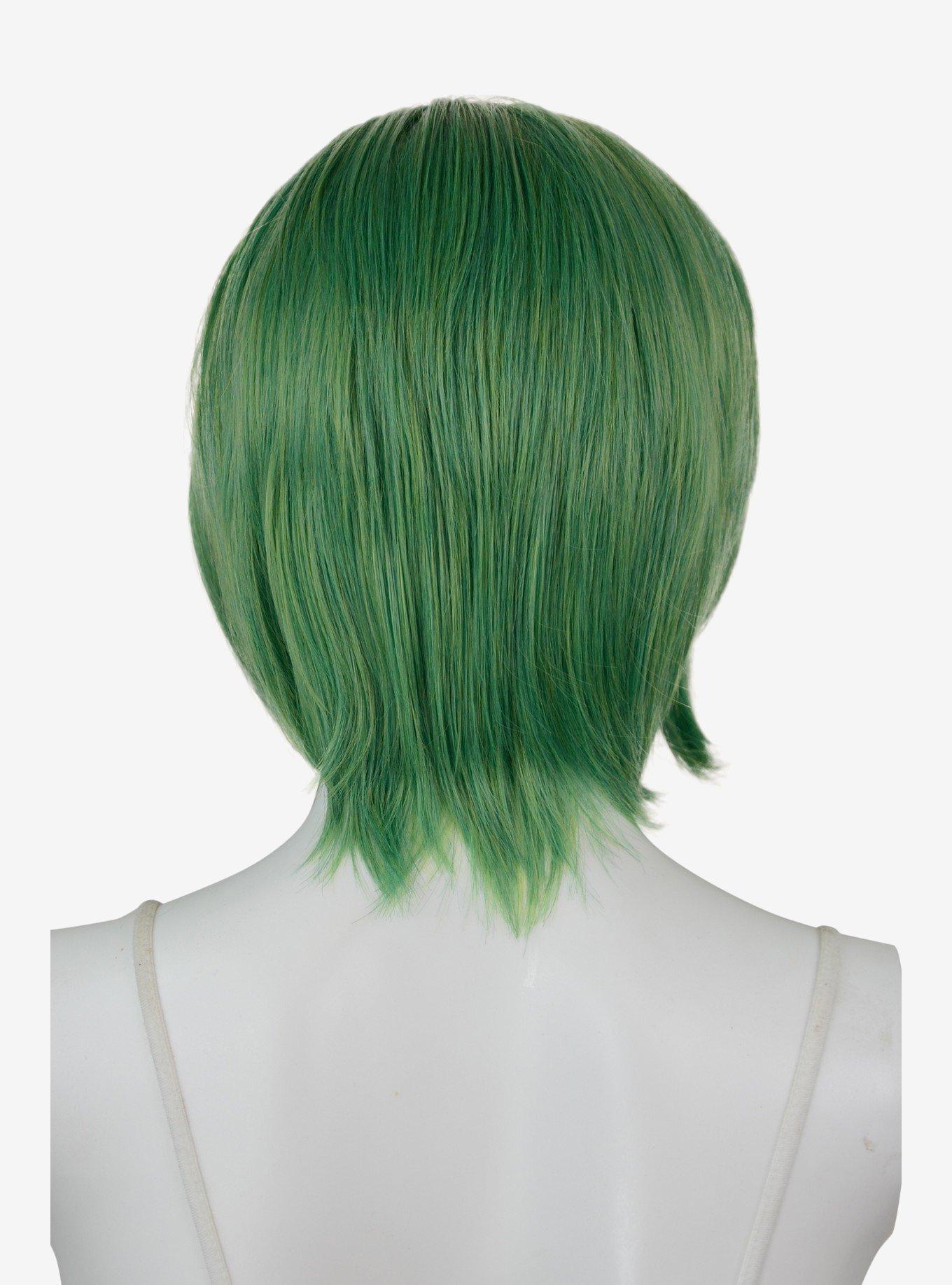 Epic Cosplay Atlas Multipart Clover Green Short Wig, , alternate