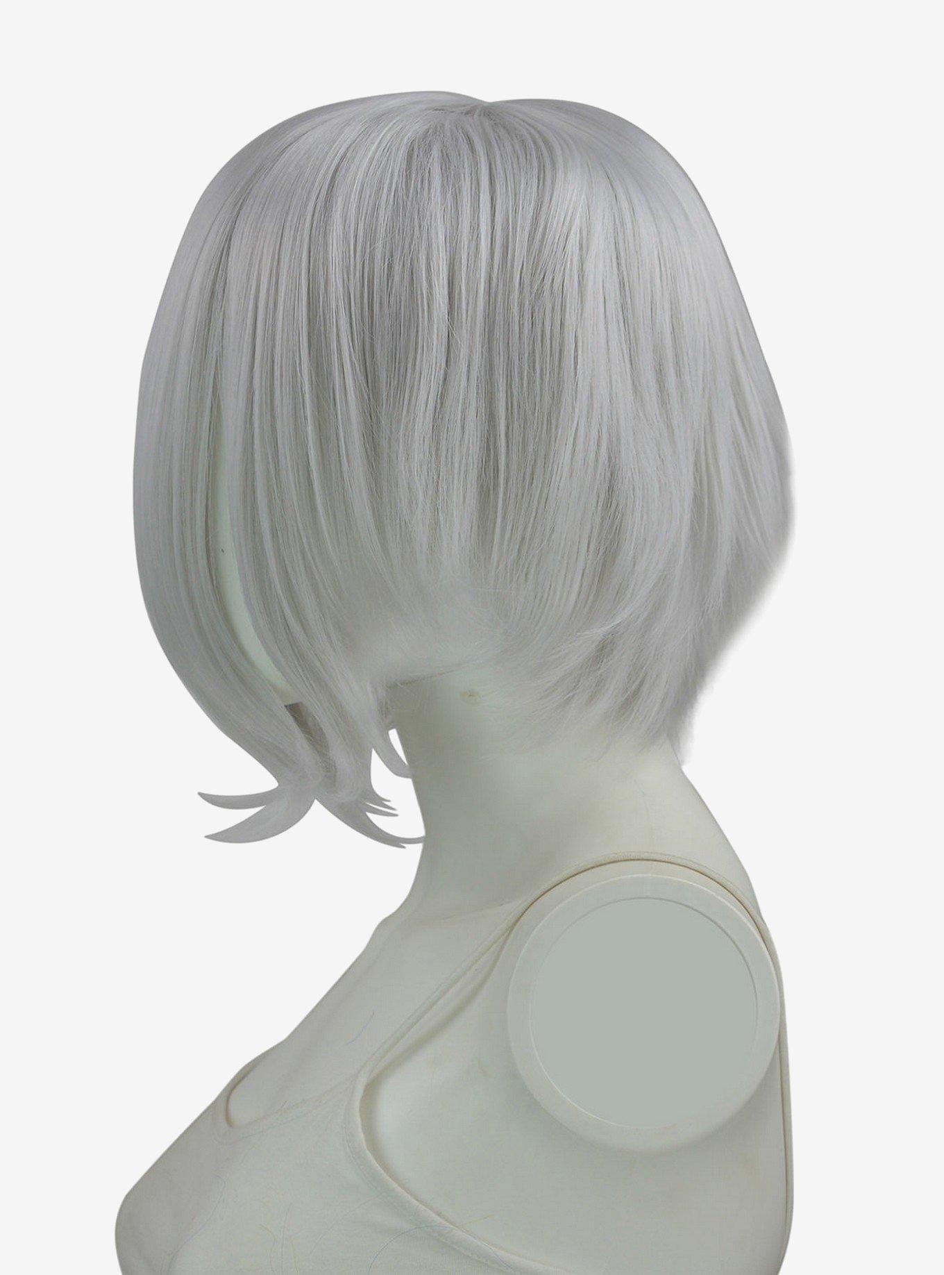 Epic Cosplay Aphrodite Silvery Grey Long Bang Layered Short Wig, , alternate