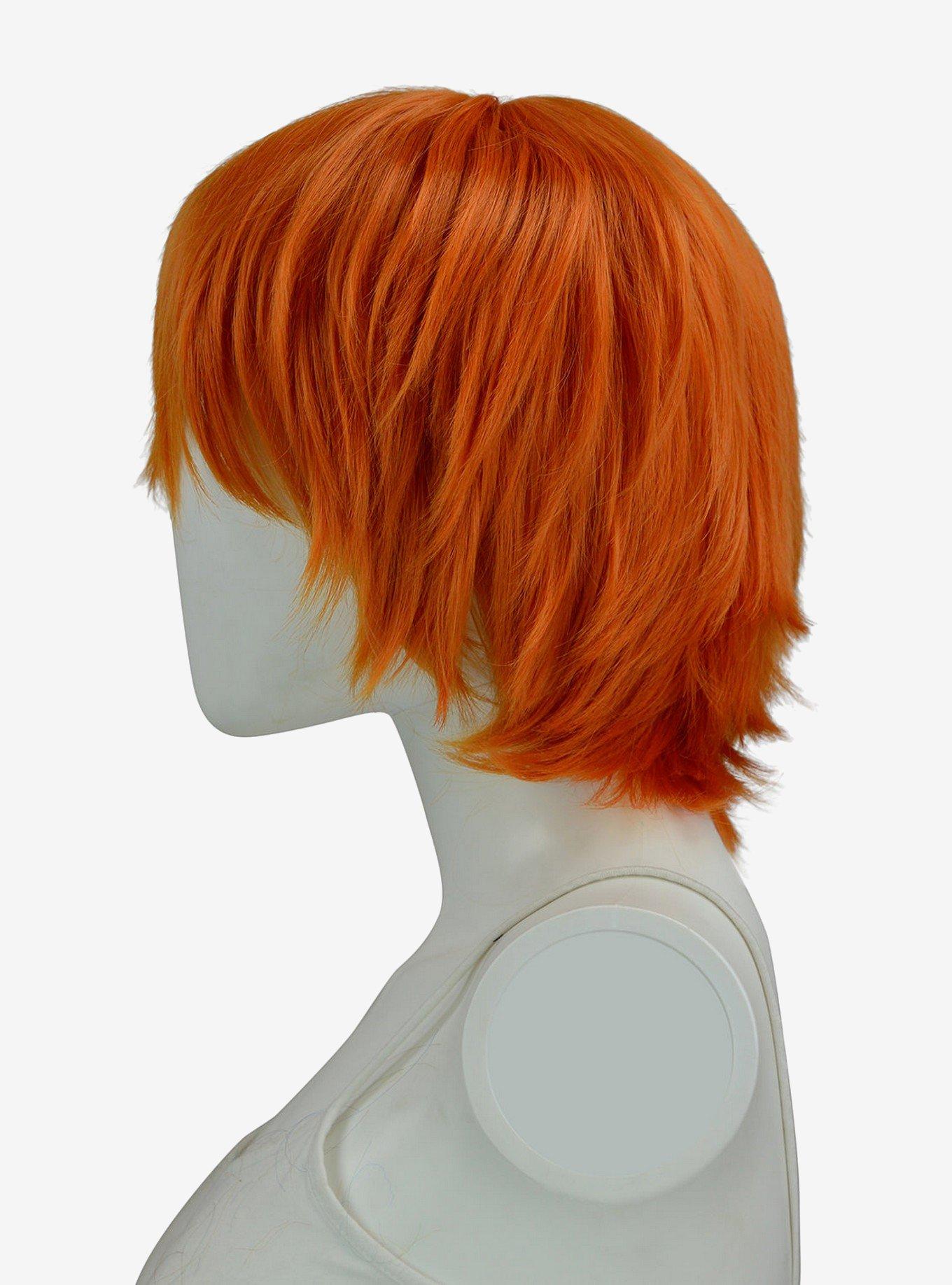 Epic Cosplay Apollo Autumn Orange Shaggy Wig for Spiking , , hi-res