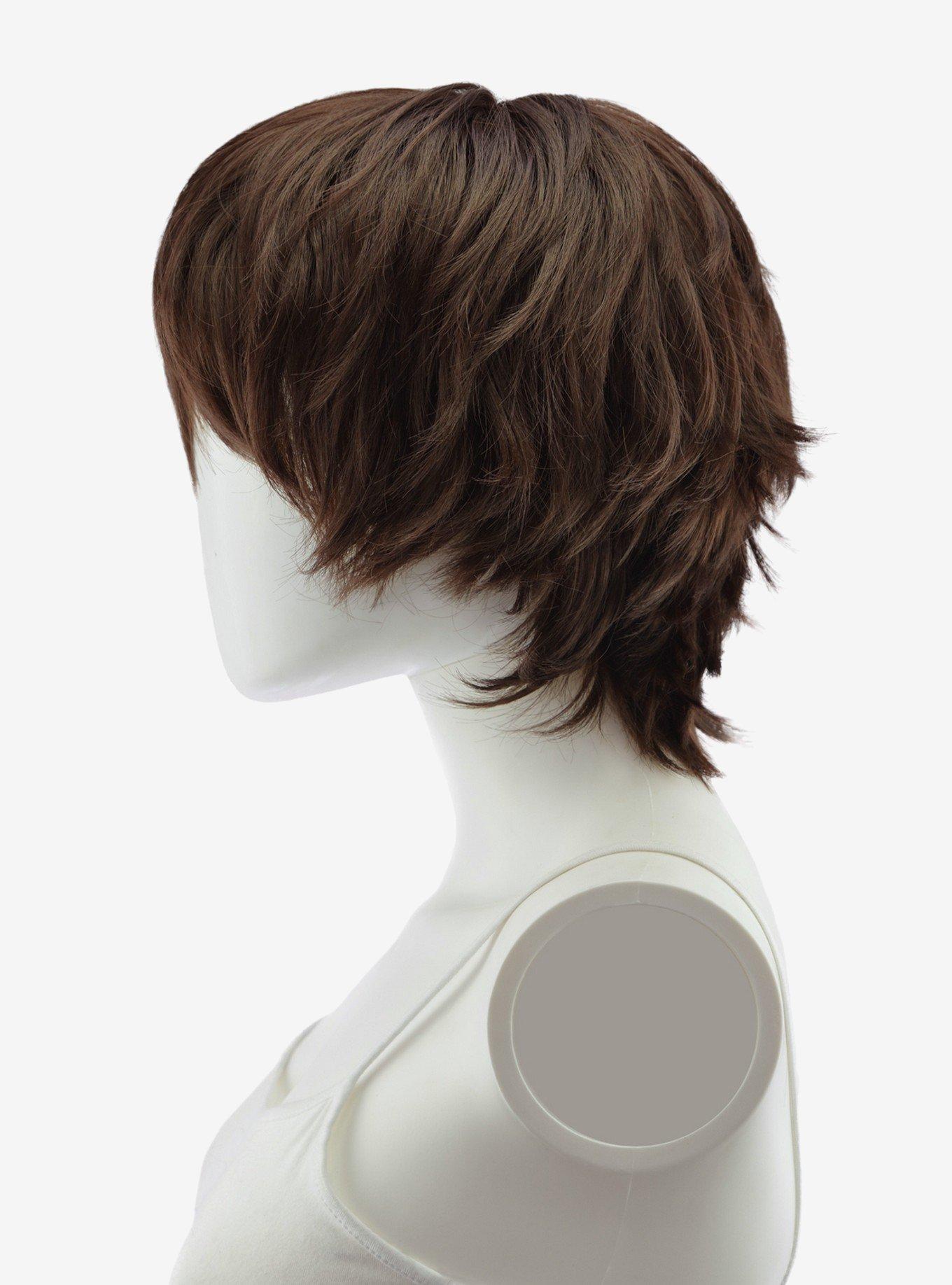 Epic Cosplay Apollo Dark Brown Shaggy Wig for Spiking, , hi-res