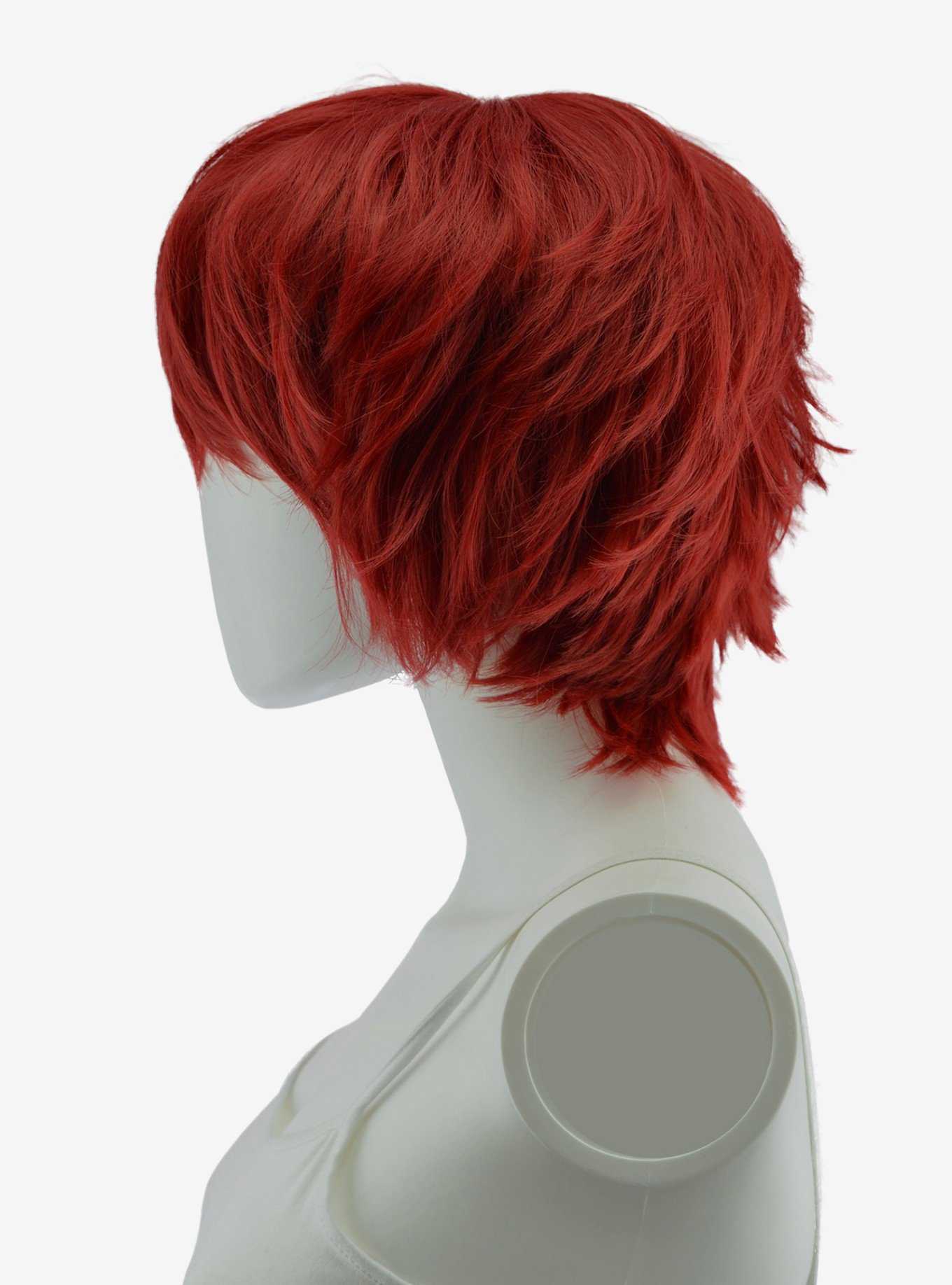 Epic Cosplay Apollo Dark Red Shaggy Wig for Spiking , , hi-res