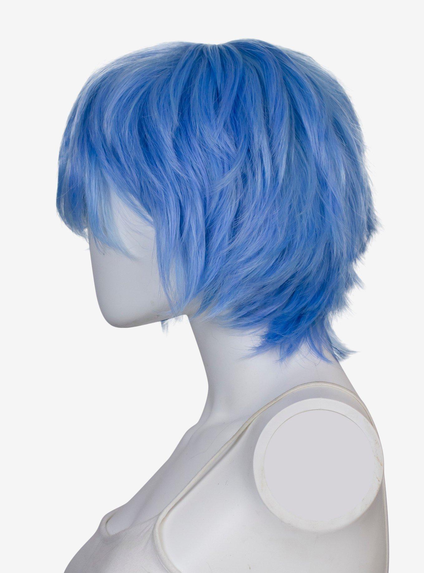 Epic Cosplay Apollo Light Blue Mix Shaggy Wig for Spiking , , hi-res