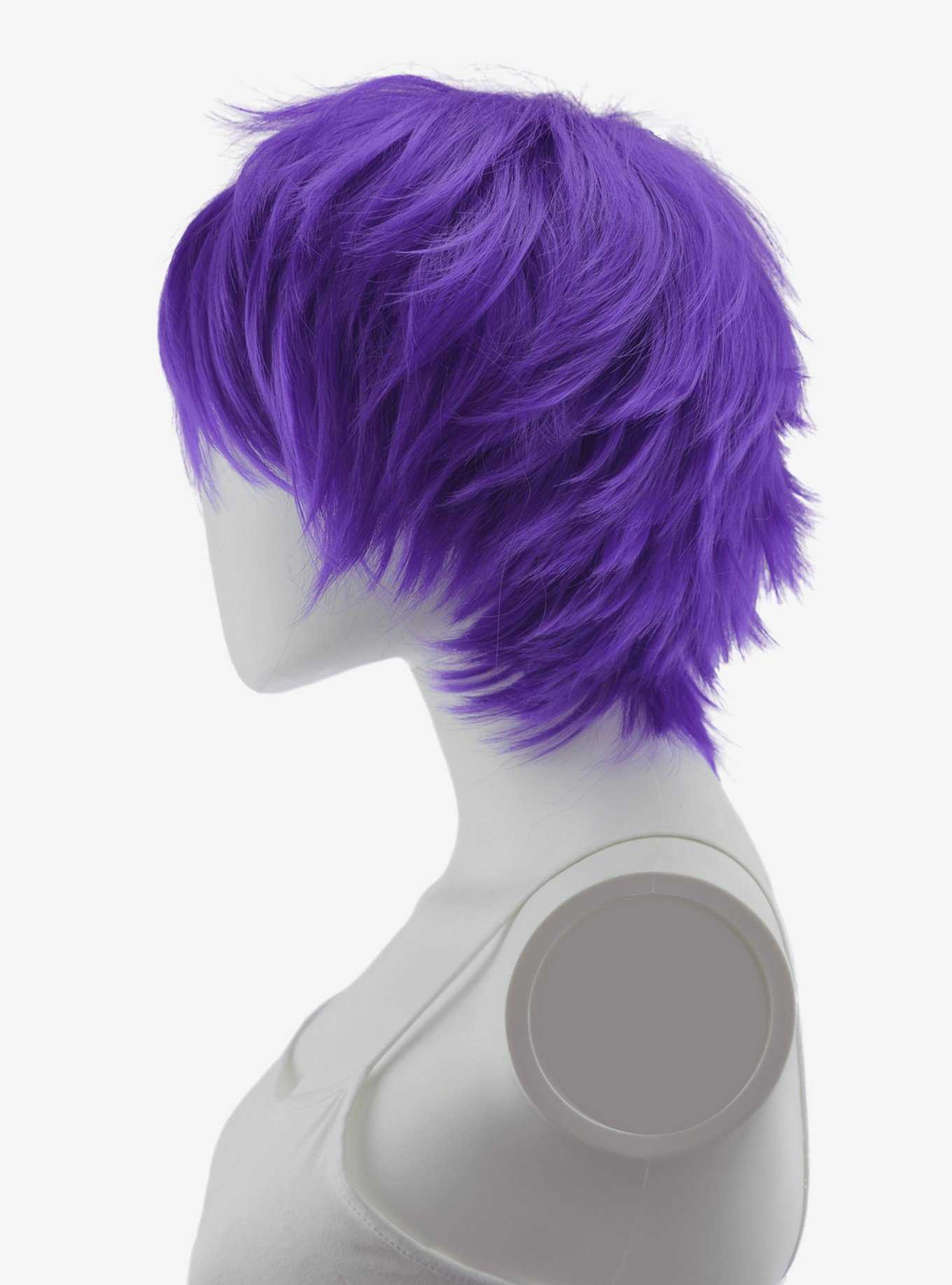 Epic Cosplay Apollo Lux Purple Shaggy Wig for Spiking , , hi-res