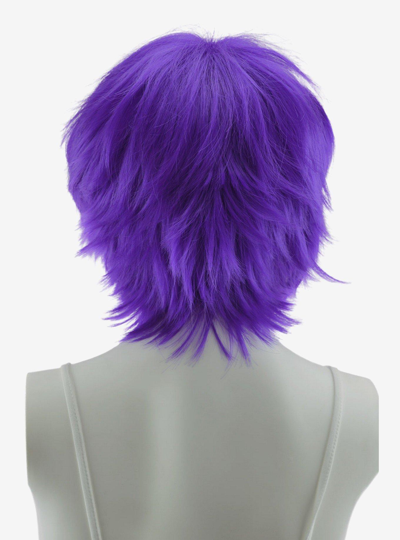 Epic Cosplay Apollo Lux Purple Shaggy Wig for Spiking , , alternate