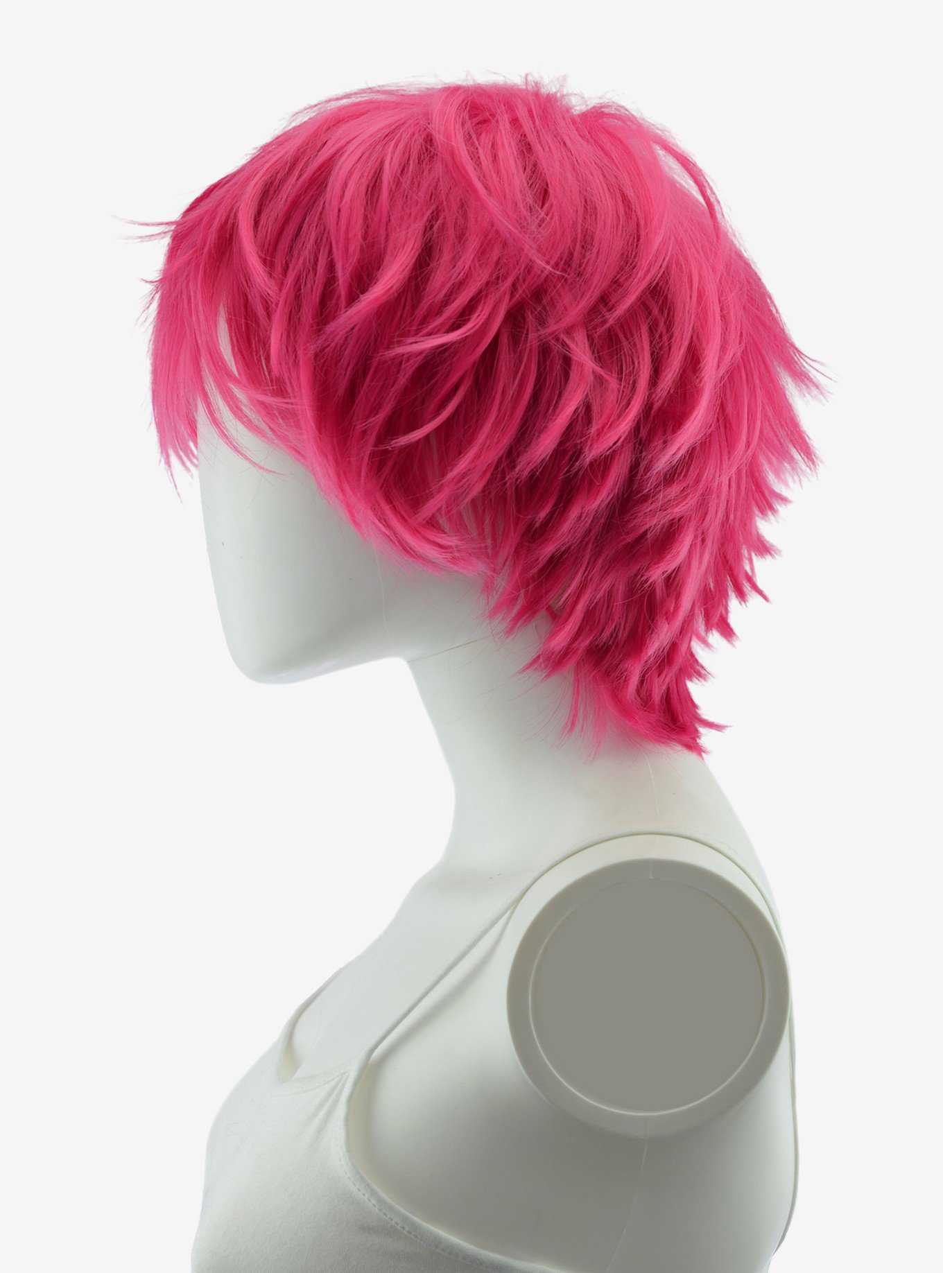 Epic Cosplay Apollo Raspberry Pink Shaggy Wig for Spiking , , hi-res