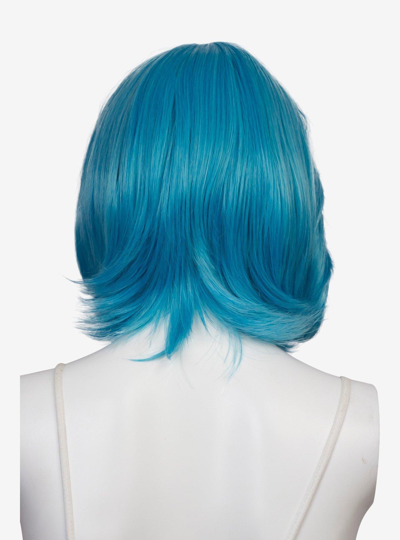 Epic Cosplay Chronos Anime Blue Mix Layered Bob Wig, , alternate