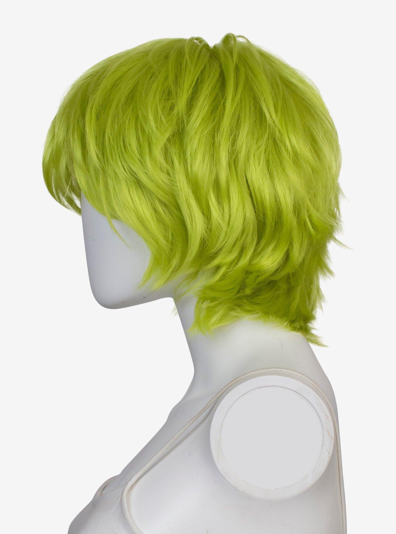 Epic Cosplay Apollo Tea Green Shaggy Wig for Spiking , , hi-res