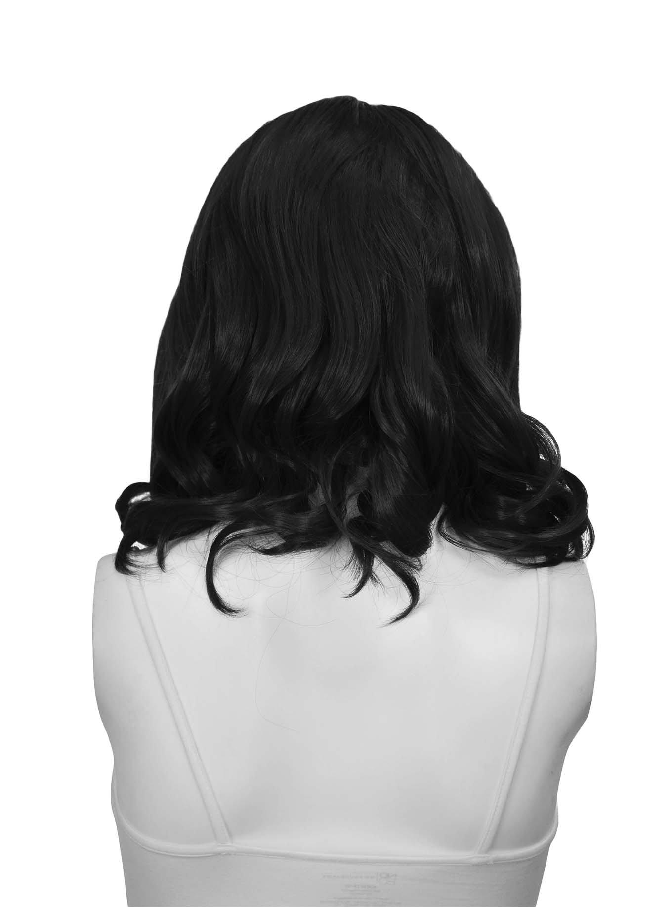 Epic Cosplay Aries Black Short Curly Wig, , hi-res
