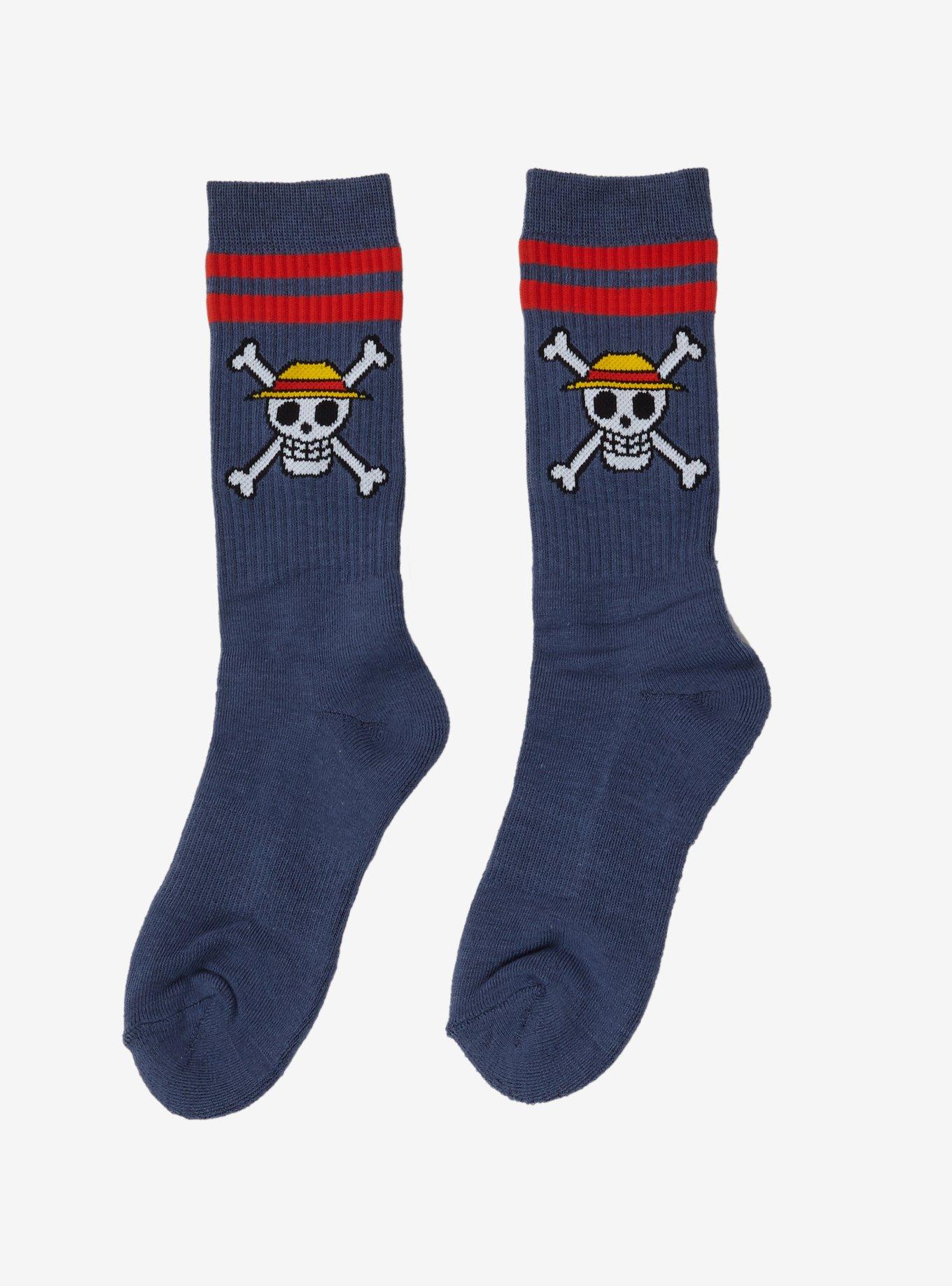 One Piece Straw Hat Crew Socks, , alternate