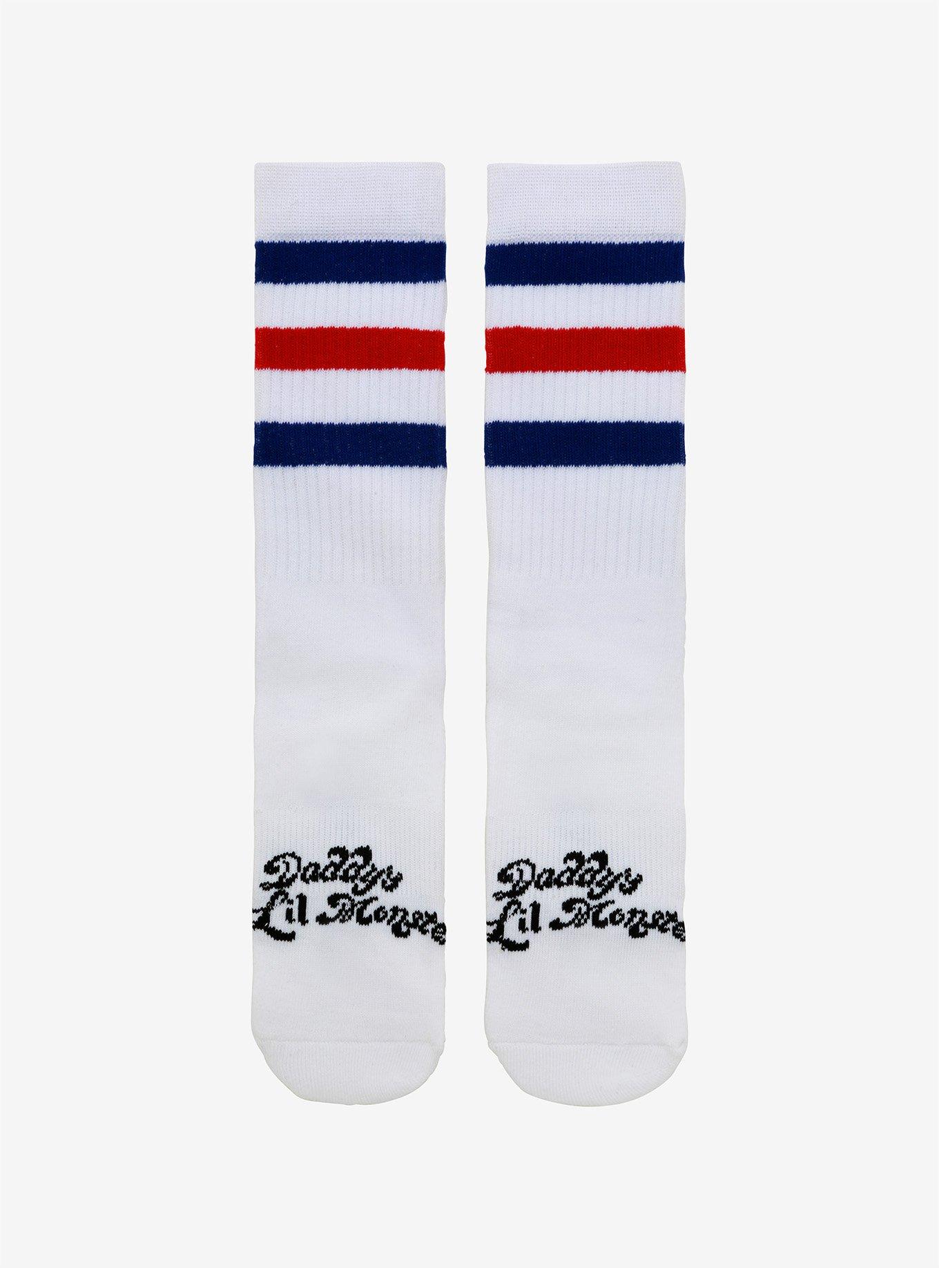 DC Comics Harley Quinn Daddy's Lil Monster Crew Socks - BoxLunch Exclusive, , alternate