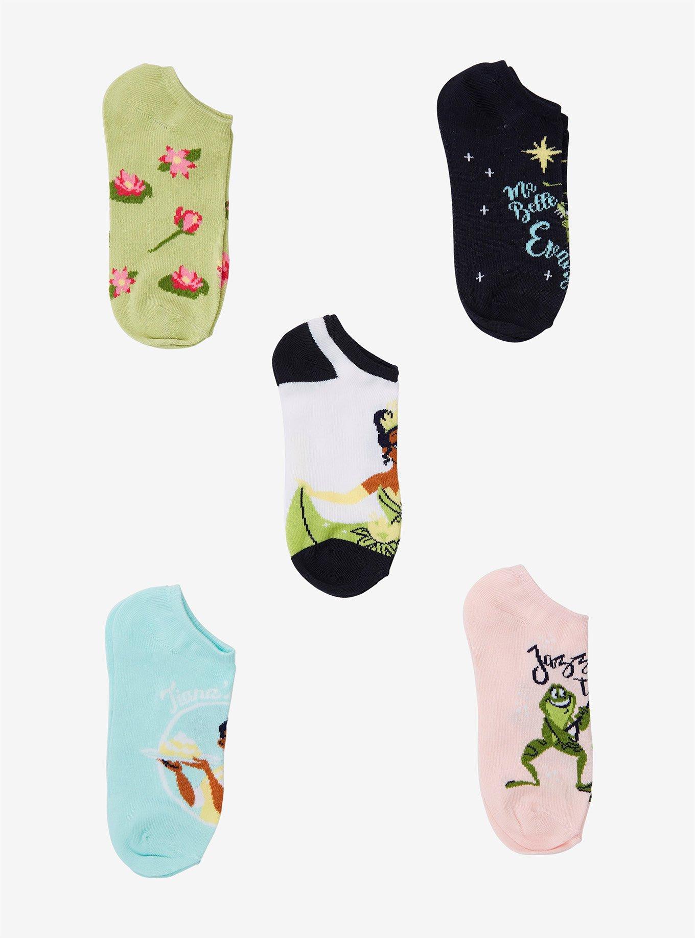 Disney The Princess and the Frog Tiana & Ray Ankle Sock Set, , alternate