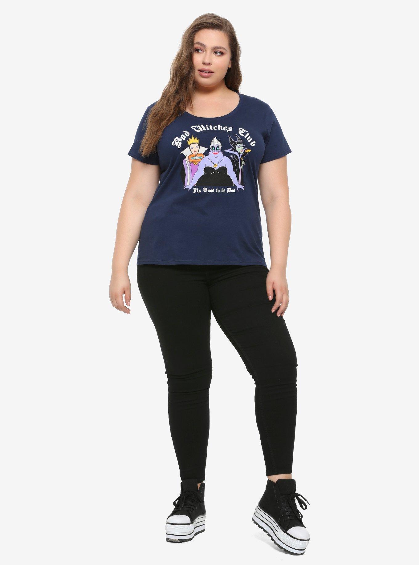 Disney Villains Bad Witch Club Girls T-Shirt Plus Size, MULTI, alternate