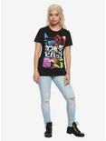 Cowboy Bebop Character Color Collage Girls T-Shirt, MULTI, alternate
