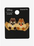 Loungefly Chip 'n Dale Cheeks Enamel Pin - BoxLunch Exclusive, , alternate