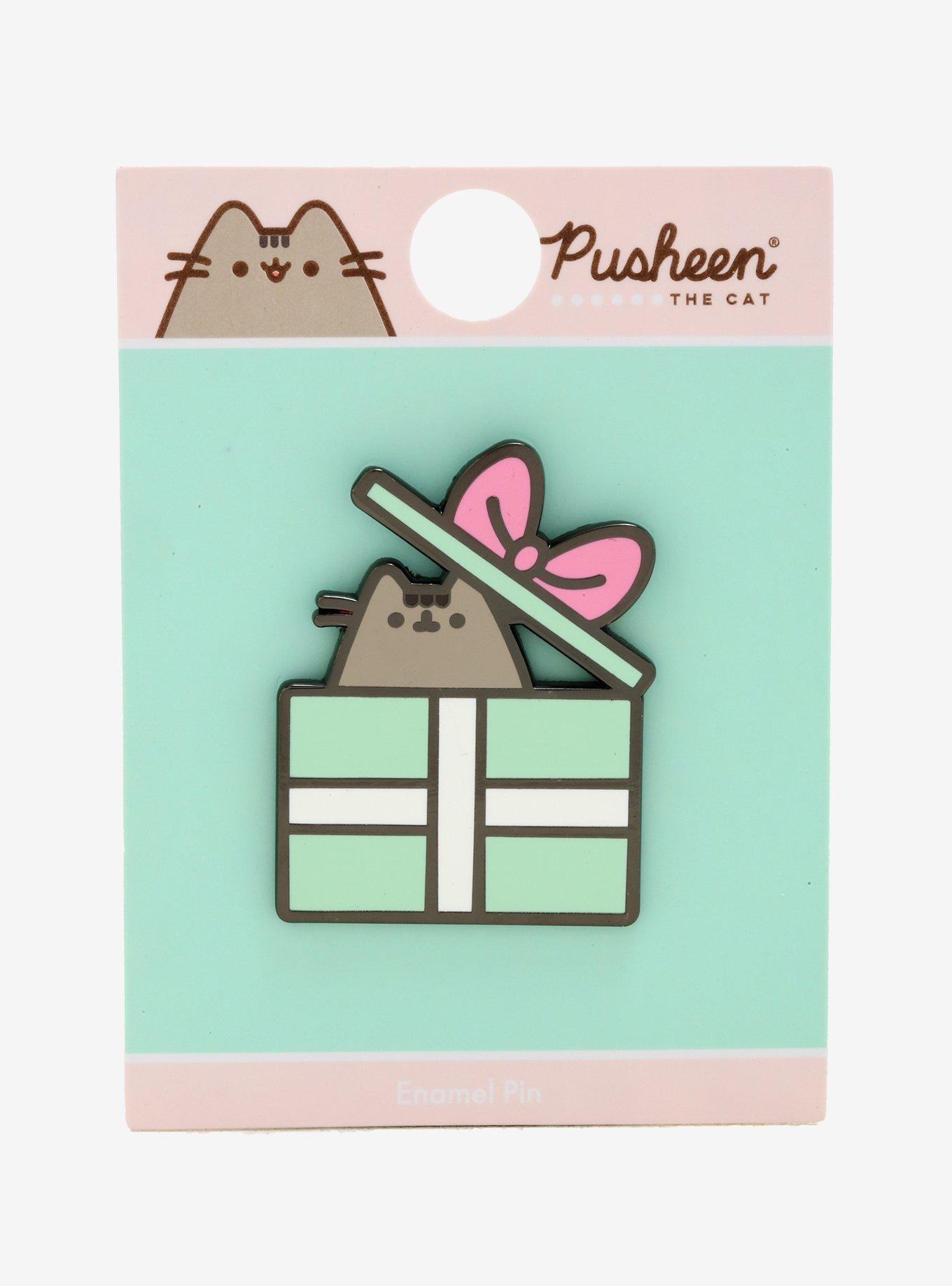 Pusheen Present Enamel Pin, , alternate
