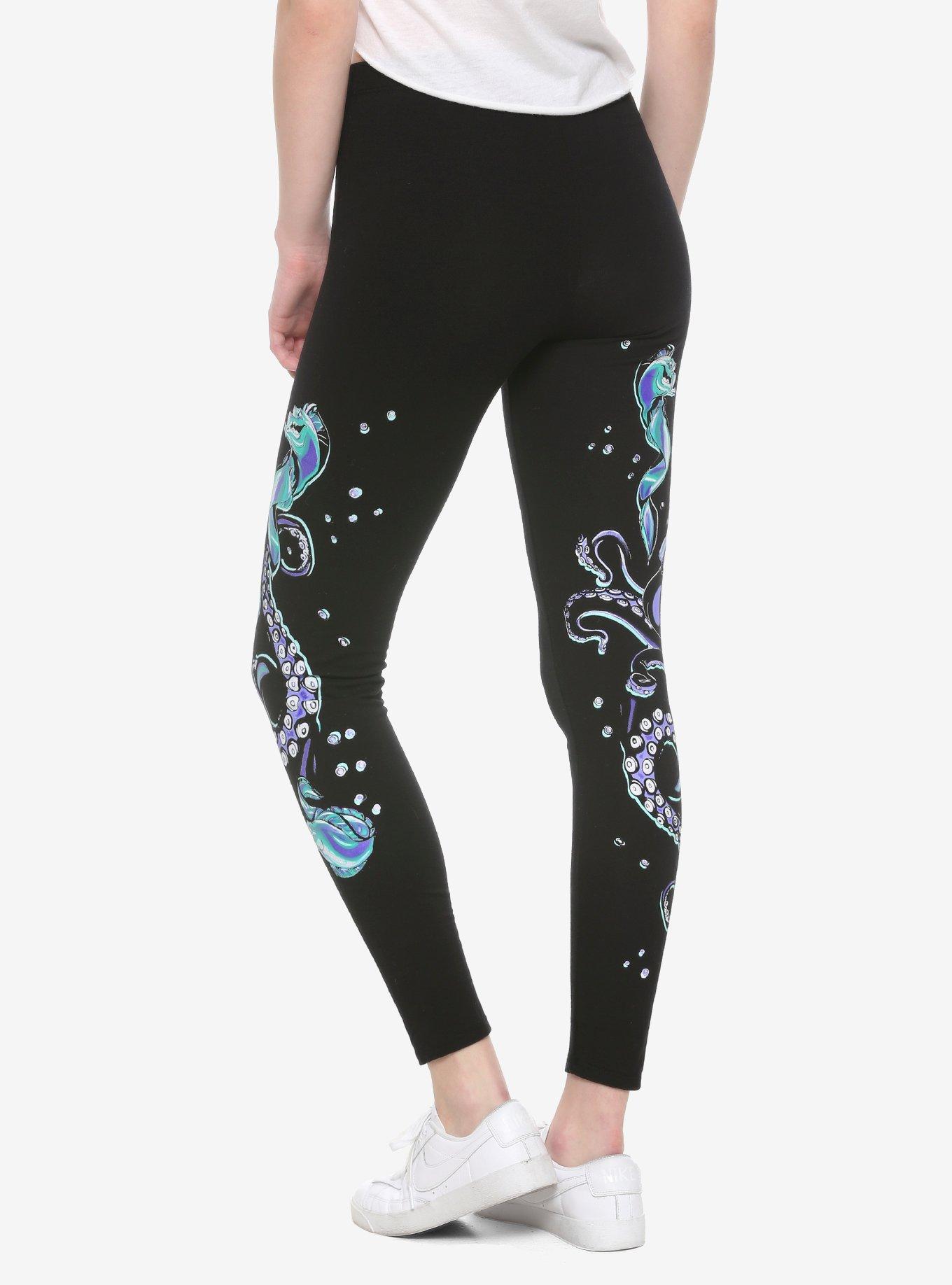 Disney The Little Mermaid Ursula & Eels Leggings, MULTI, alternate