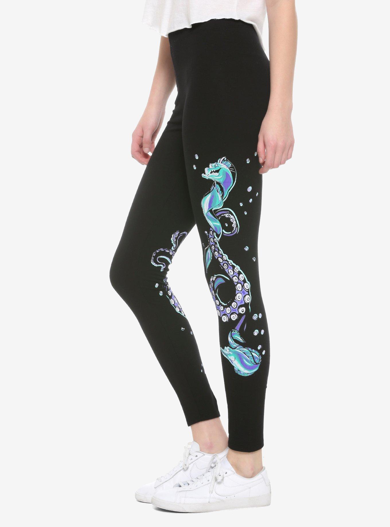 Disney The Little Mermaid Ursula & Eels Leggings, MULTI, alternate