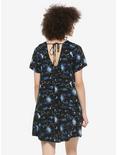 Blue Celestial Button-Front Dress, BLACK, alternate