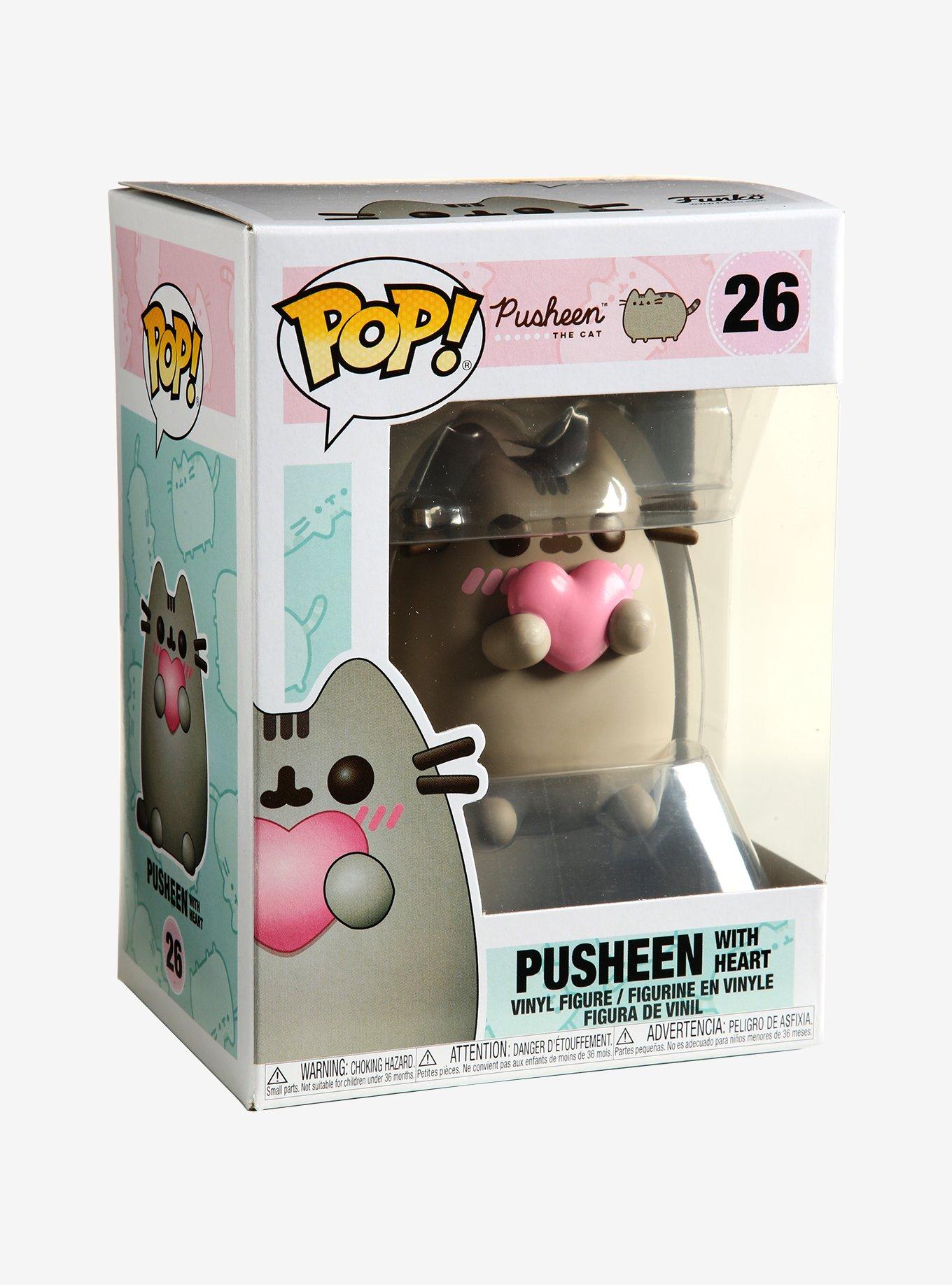 Funko Pusheen Pop! Pusheen With Heart Vinyl Figure, , alternate
