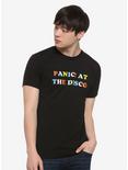 Panic! At The Disco Retro Font T-Shirt, BLACK, alternate