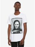 Halloween Michael Myers Mug Shot T-Shirt, BLACK, alternate
