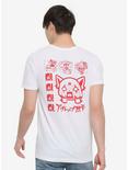 Aggretsuko Office Rage White T-Shirt, RED, alternate