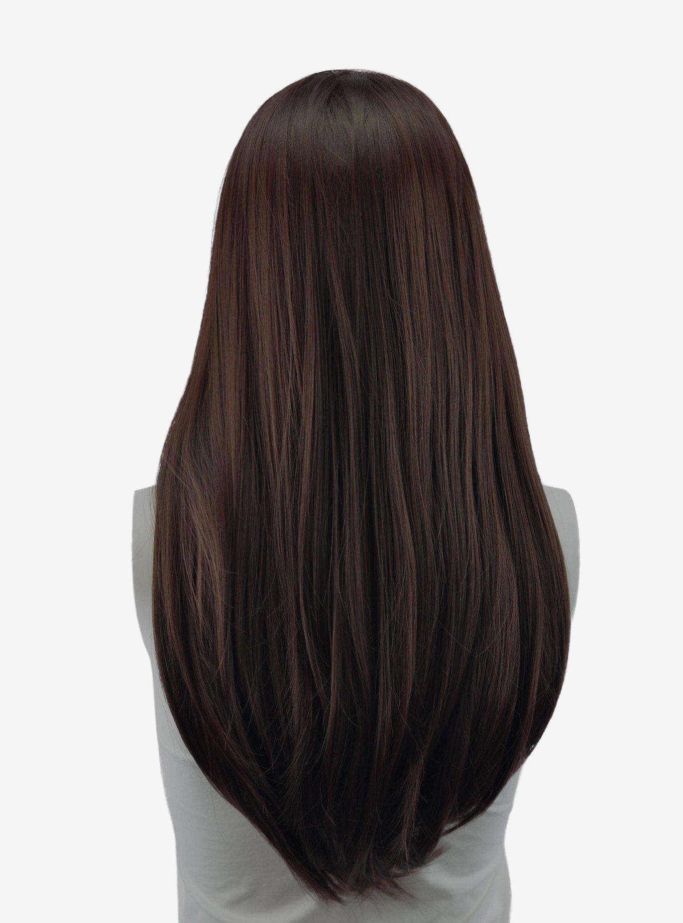 Epic Cosplay Eros Dark Brown Multipart Long Wig, , alternate