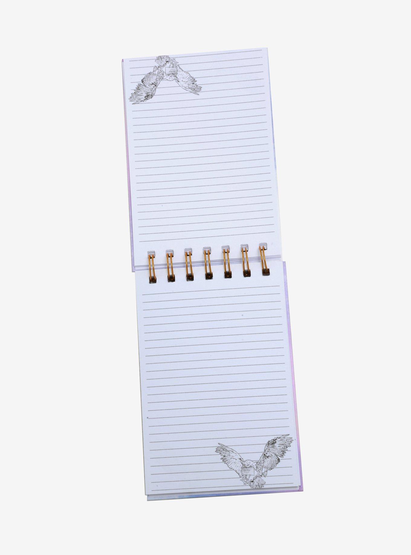 Harry Potter Watercolor Hedwig Spiral Notepad, , alternate
