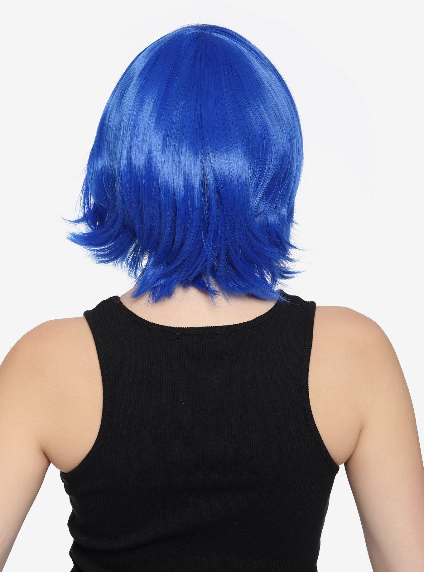 Epic Cosplay Chronos Dark Blue Layered Bob Wig, , alternate