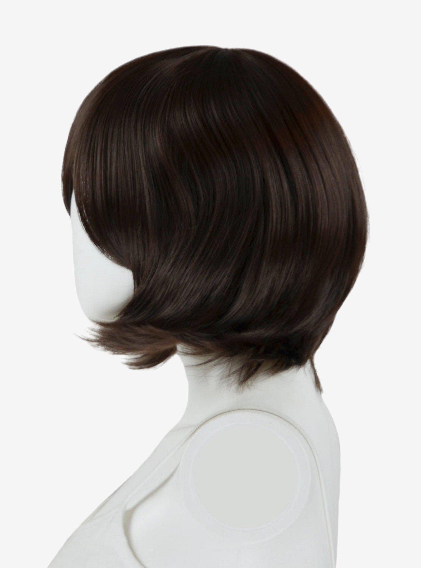 Epic Cosplay Chronos Dark Brown Layered Bob Wig, , alternate