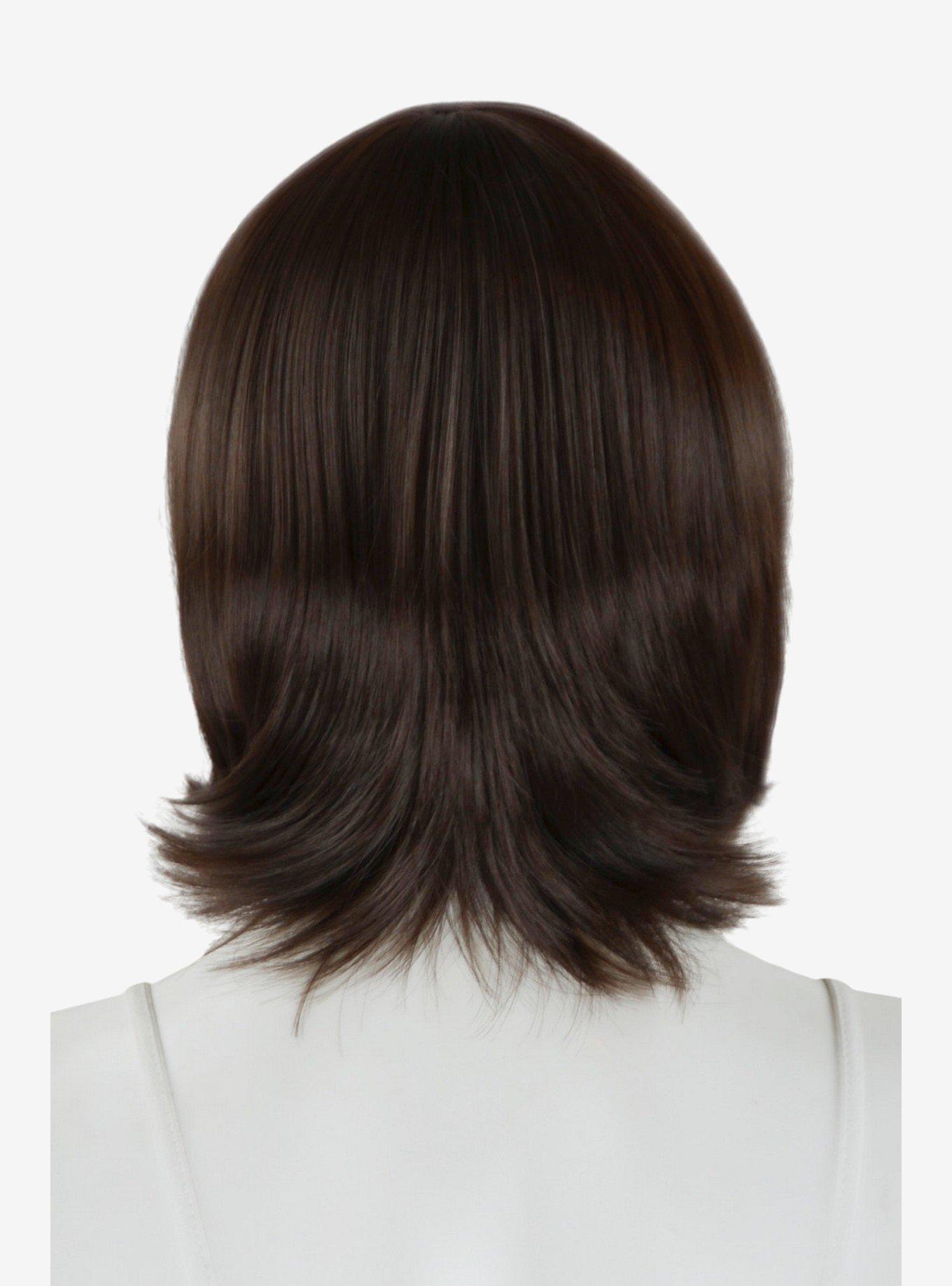 Epic Cosplay Chronos Dark Brown Layered Bob Wig