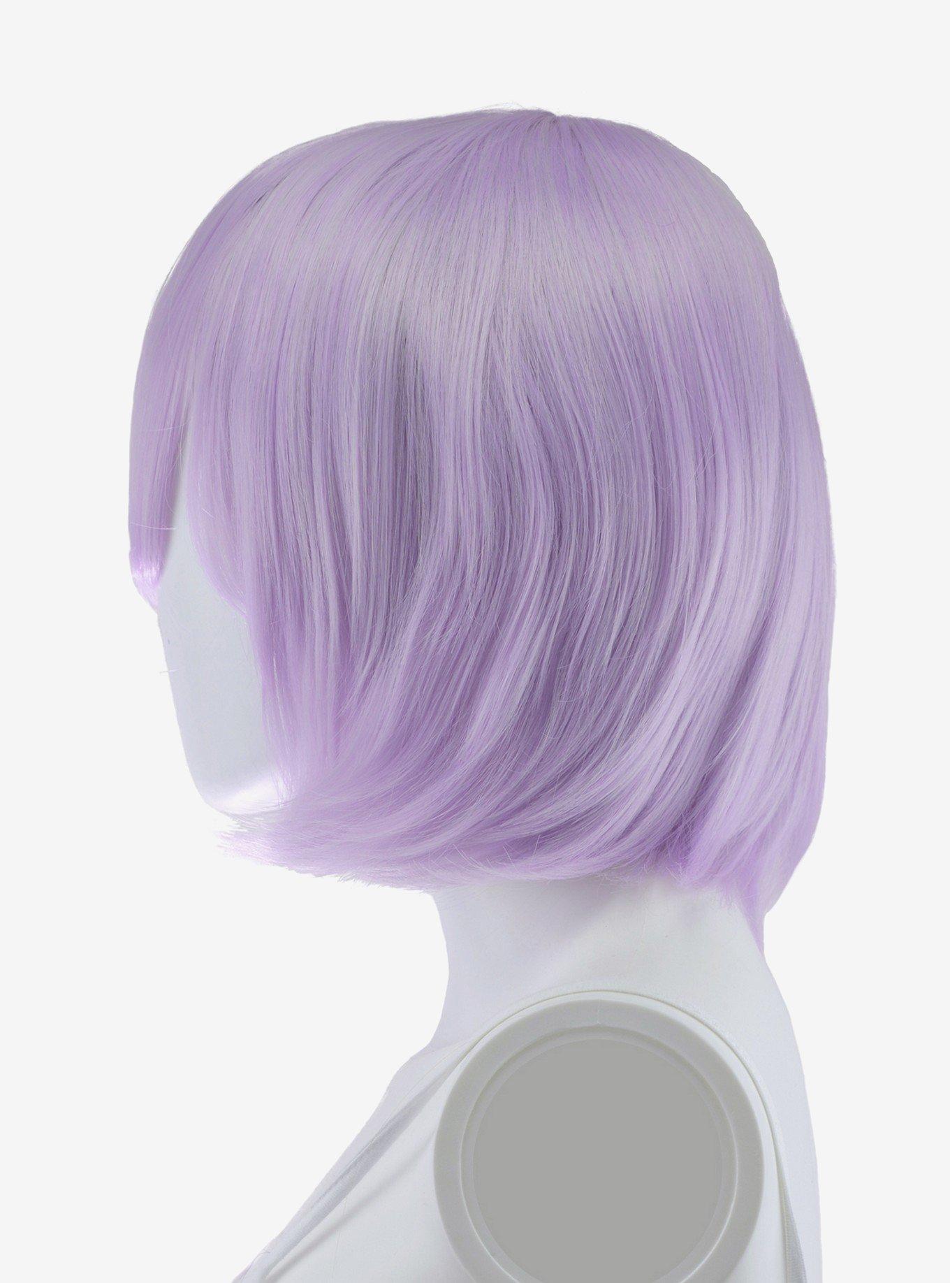 Epic Cosplay Chronos Fusion Vanilla Purple Layered Bob Wig, , alternate