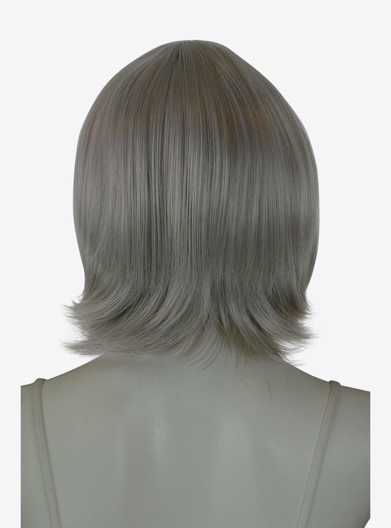 Epic Cosplay Chronos Gunmetal Grey Layered Bob Wig, , alternate