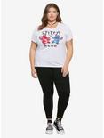 Disney Lilo & Stitch Leroy Crossed Staffs Girls T-Shirt Plus Size, MULTI, alternate
