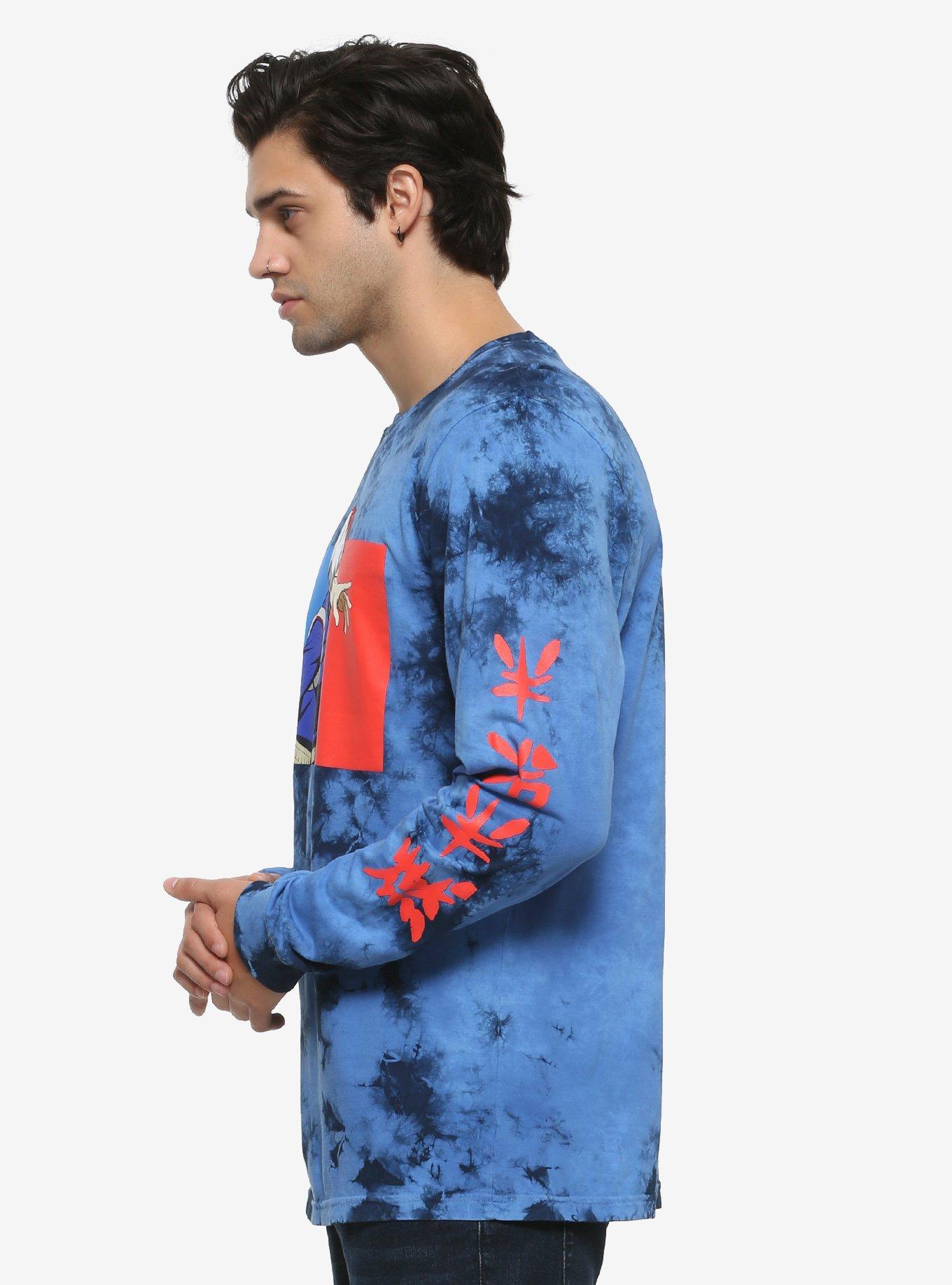 My Hero Academia Shoto Todoroki Tie-Dye Long-Sleeve T-Shirt, MULTI, alternate