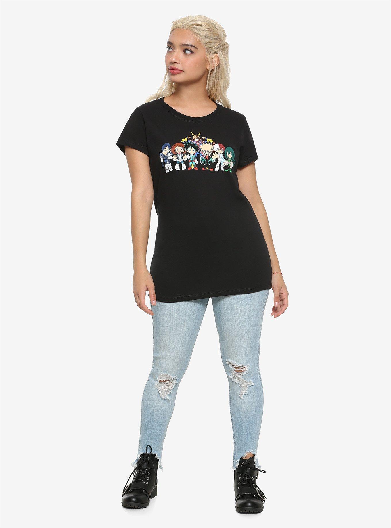 My Hero Academia Chibi Hero Girls T-Shirt, MULTI, alternate