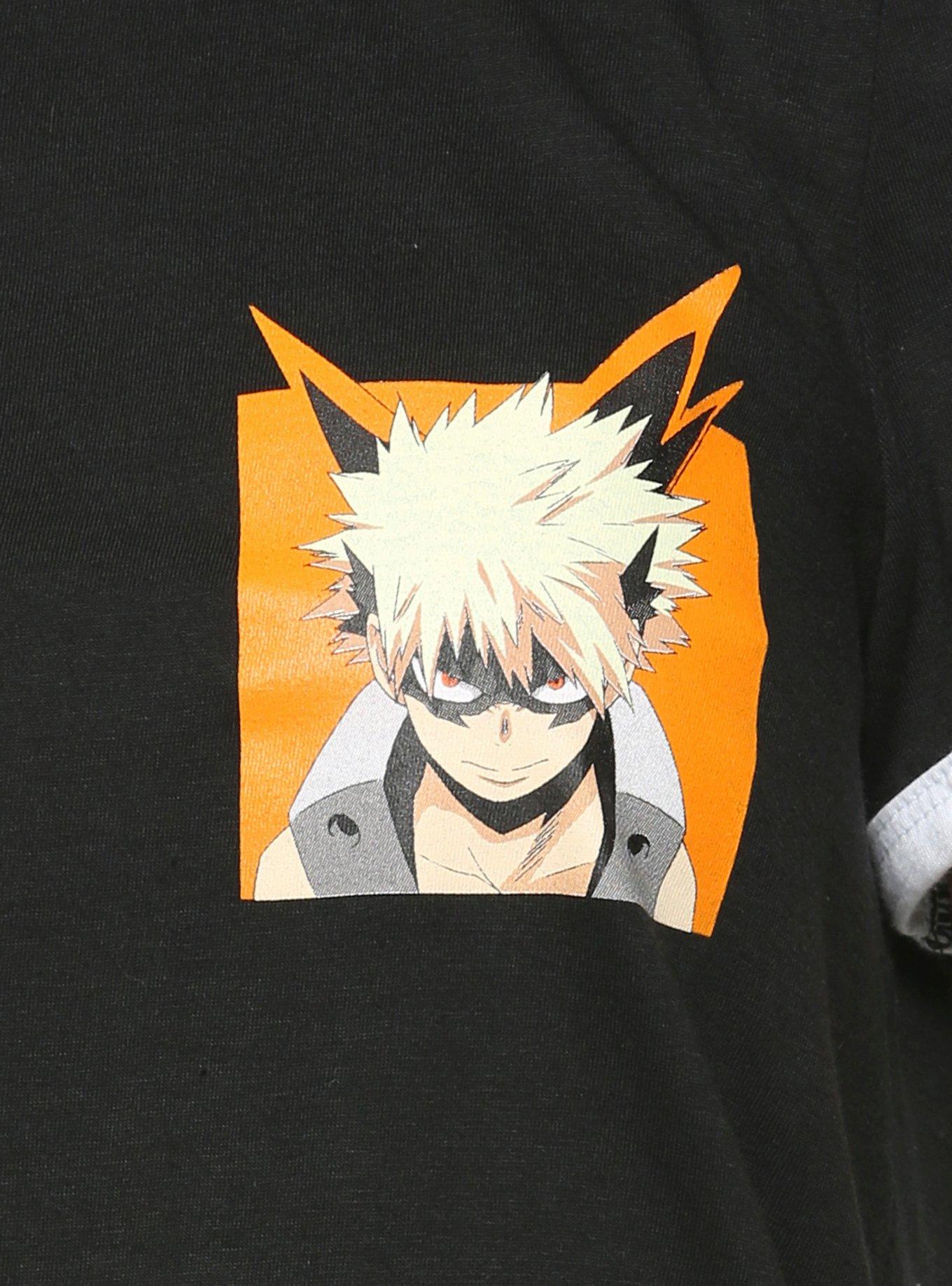 My Hero Academia Bakugo Girls Ringer T-Shirt, MULTI, alternate