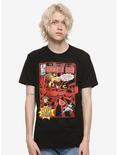The Fairly OddParents Crimson Chin Comic T-Shirt, BLACK, alternate