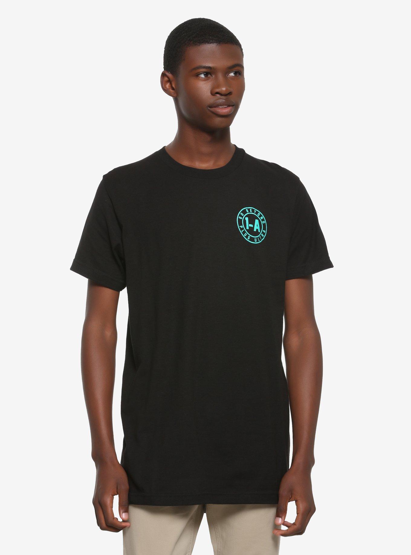 My Hero Academia Circle Deku Punch T-Shirt, BLACK, alternate