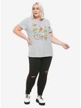 Disney Princesses Flowers Girls T-Shirt Plus Size, MULTI, alternate