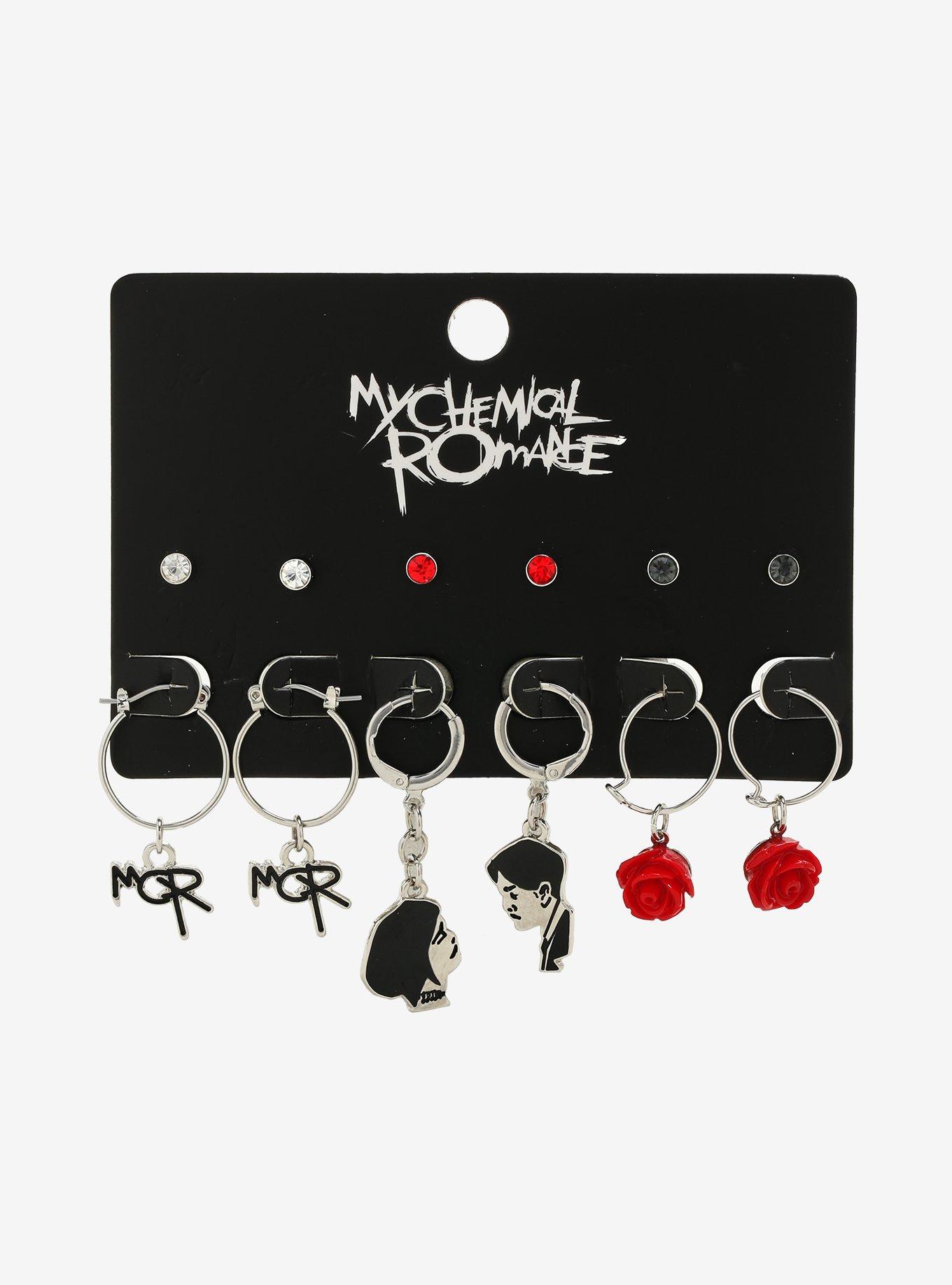 My Chemical Romance Icon Earring Set, , alternate