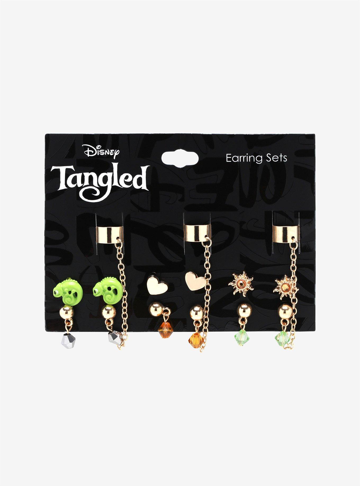 Disney Tangled Pascal Cuff Earring Set, , alternate