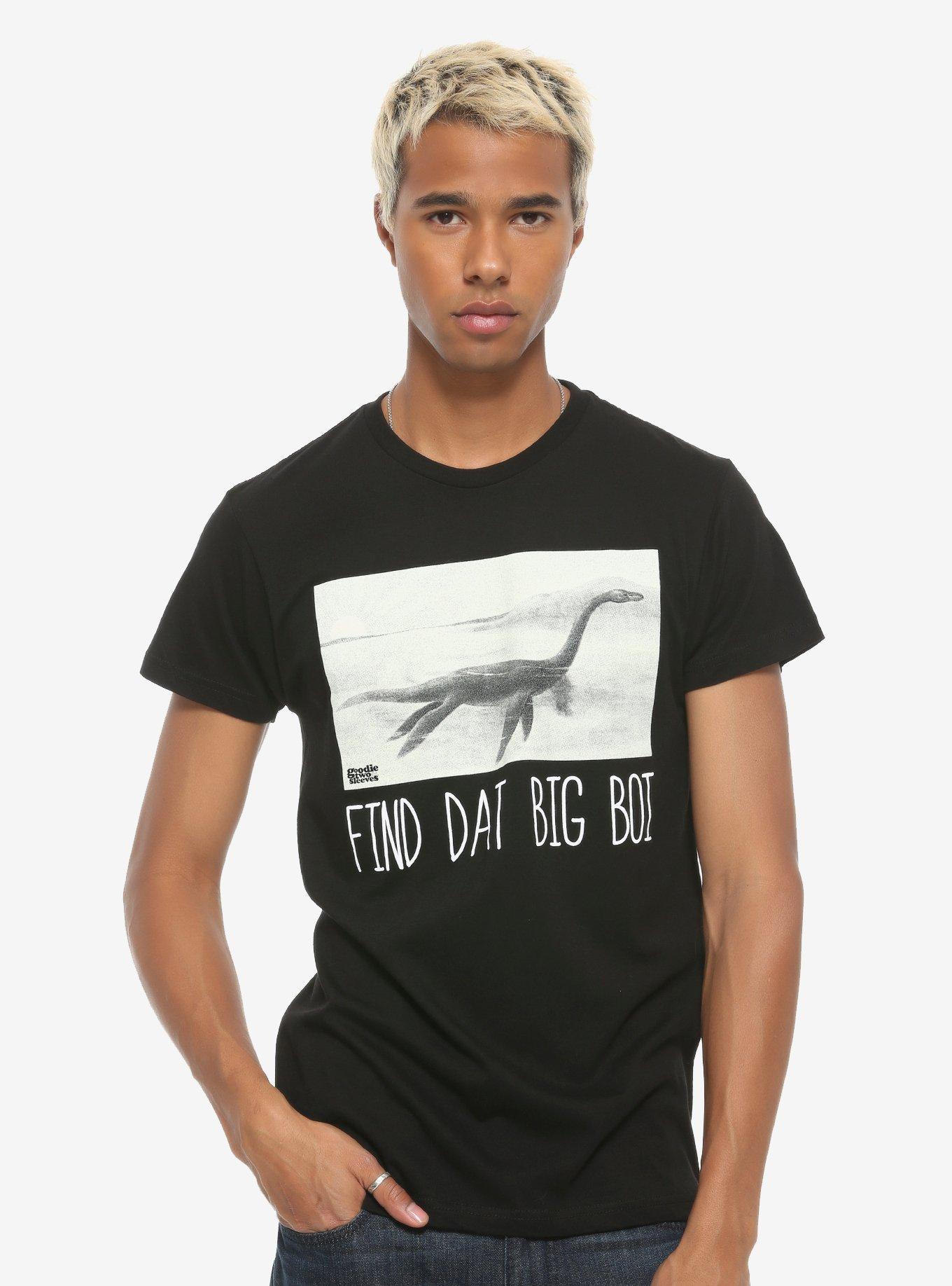 Loch Ness Monster Find Dat Big Boi T-Shirt, BLACK, alternate