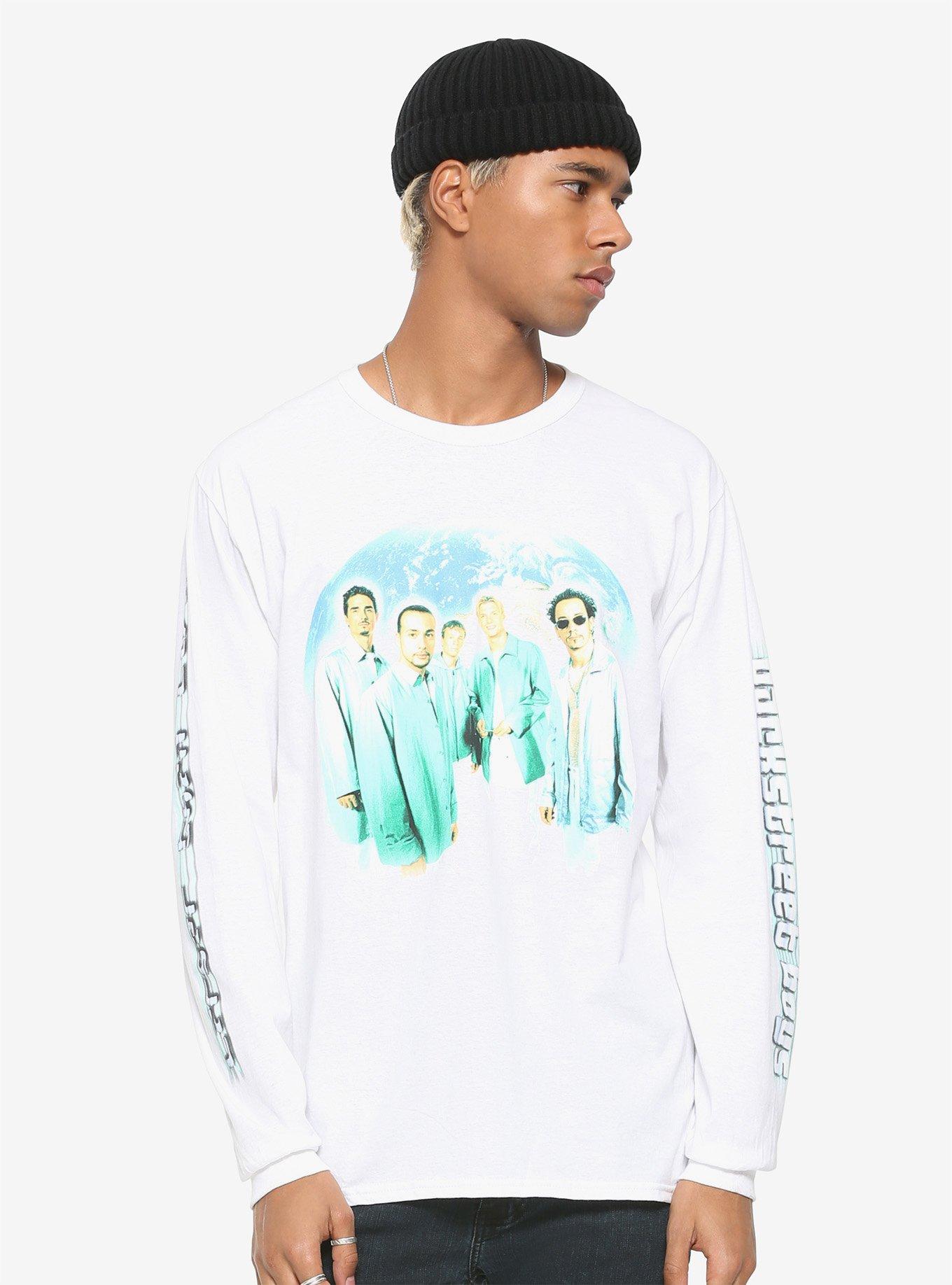 Backstreet Boys Larger Than Life Long-Sleeve T-Shirt, WHITE, alternate