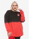 DC Comics Harley Quinn Dip-Dye Girls Athletic Jersey Plus Size, MULTI, alternate